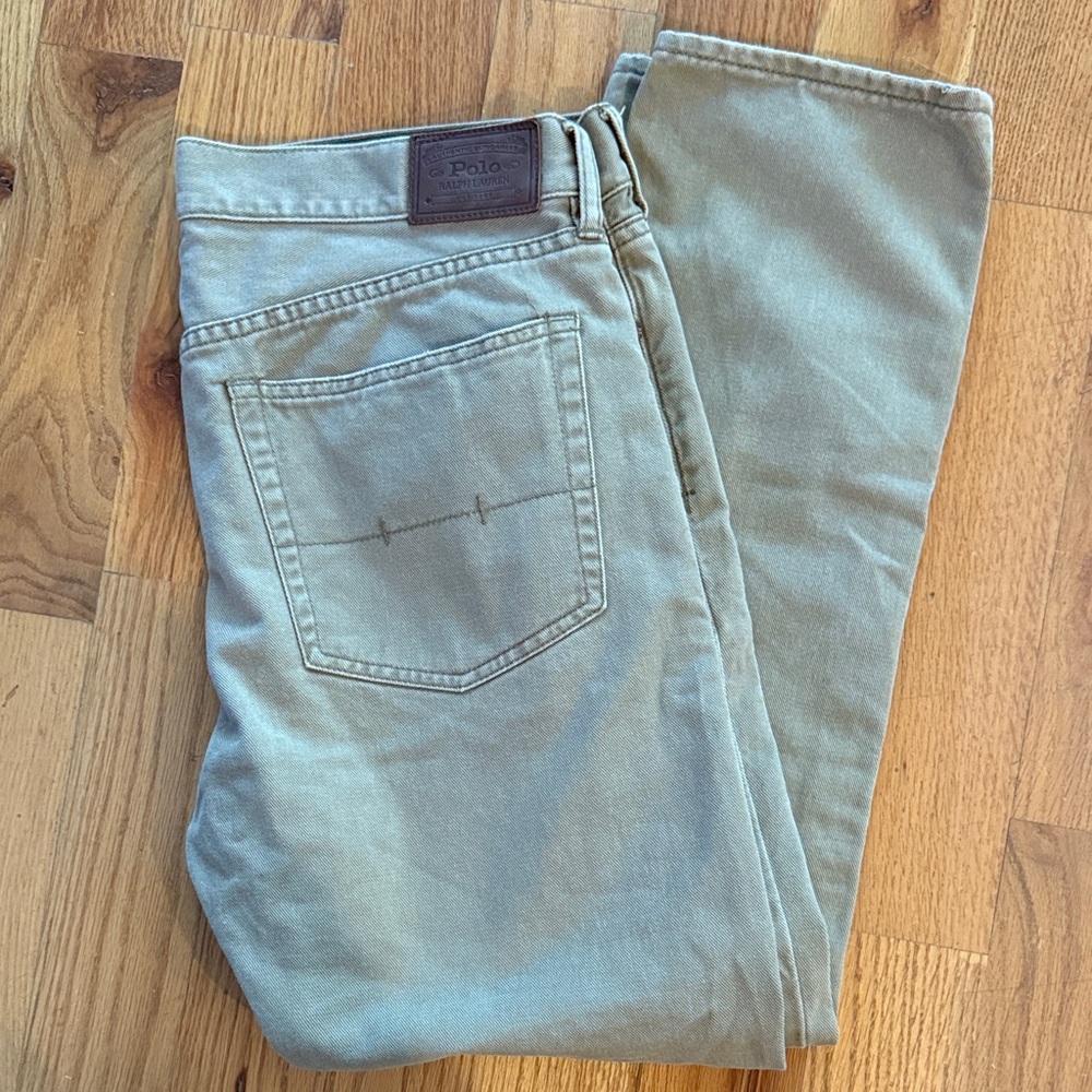 Polo by Ralph Lauren Men's Khaki Straight Jeans
